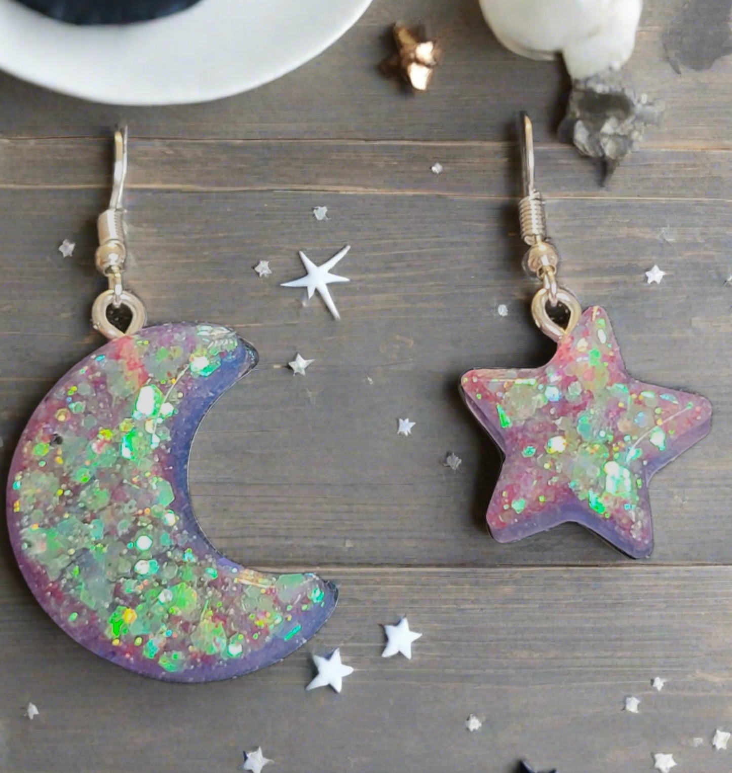 Star & Moon Earrings
