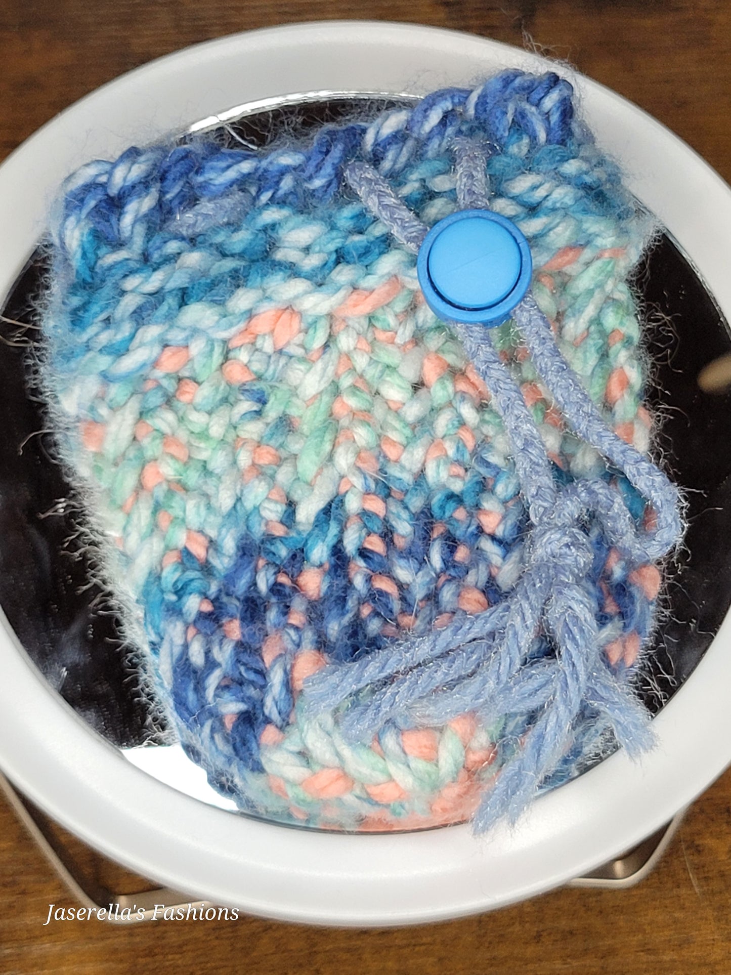 Loom-Knitted Coin Purse