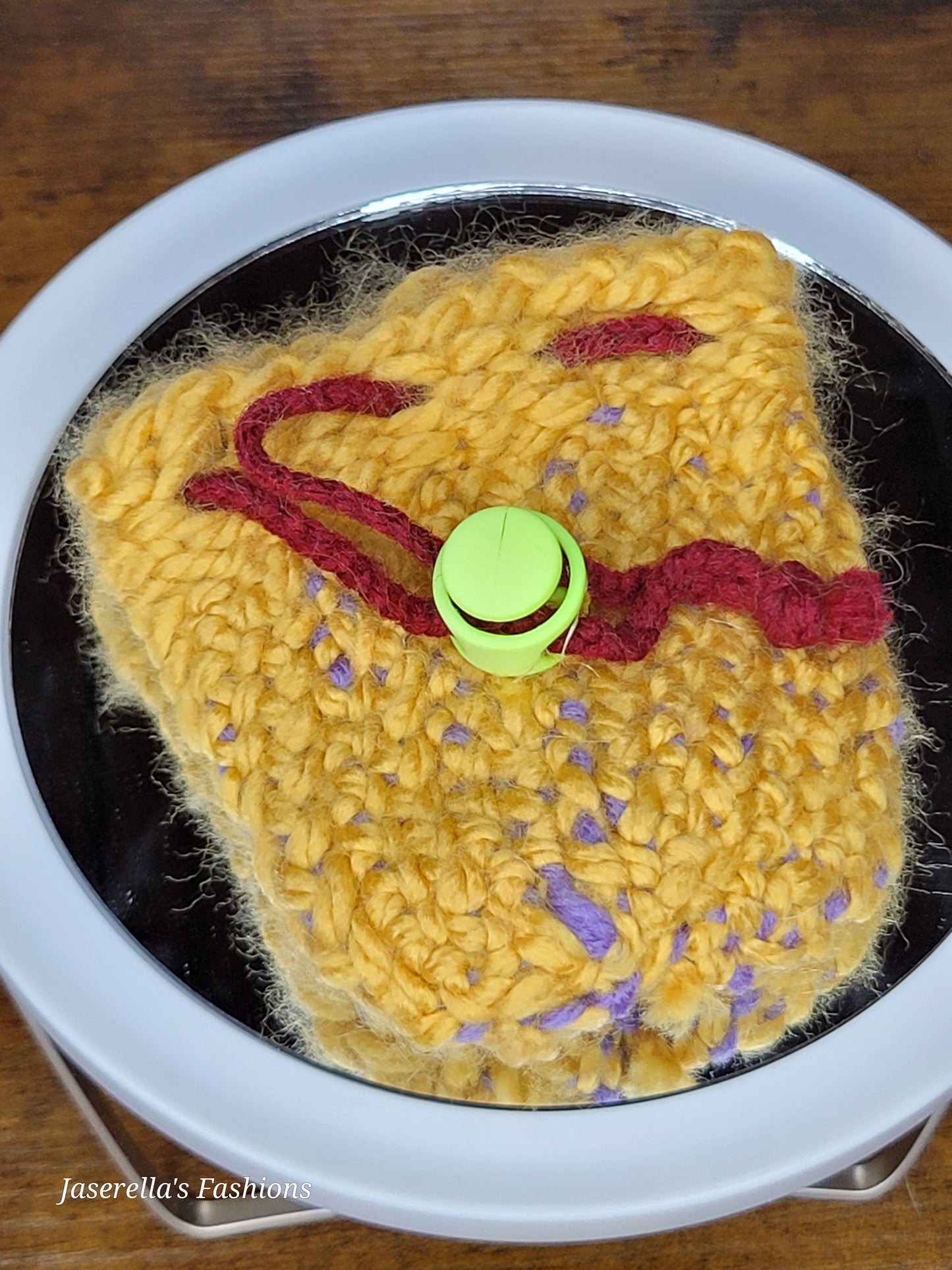 Loom-Knitted Coin Purse