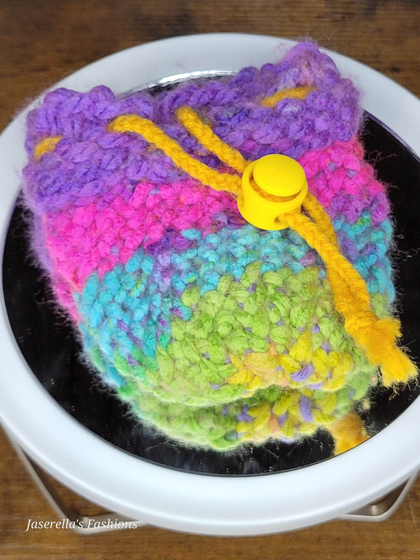 Loom-Knitted Coin Purse