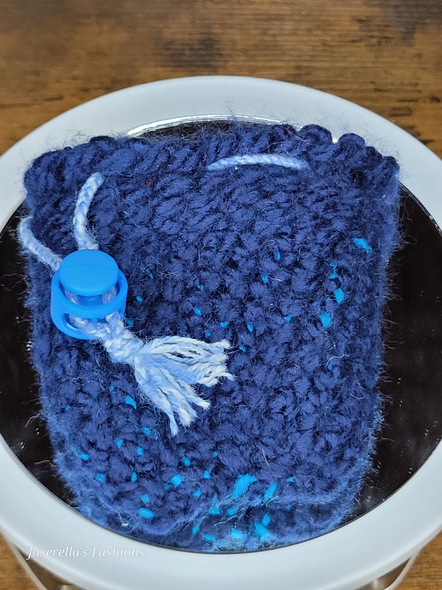 Loom-Knitted Coin Purse