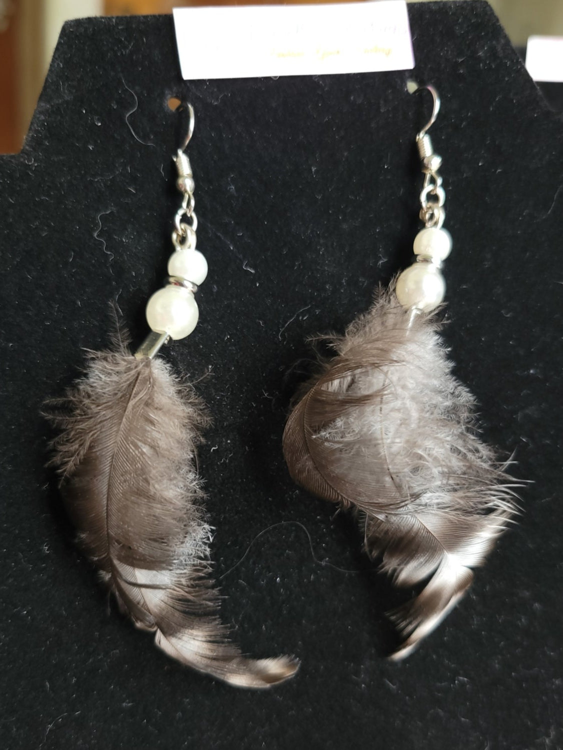 Feather & Leather Earrings