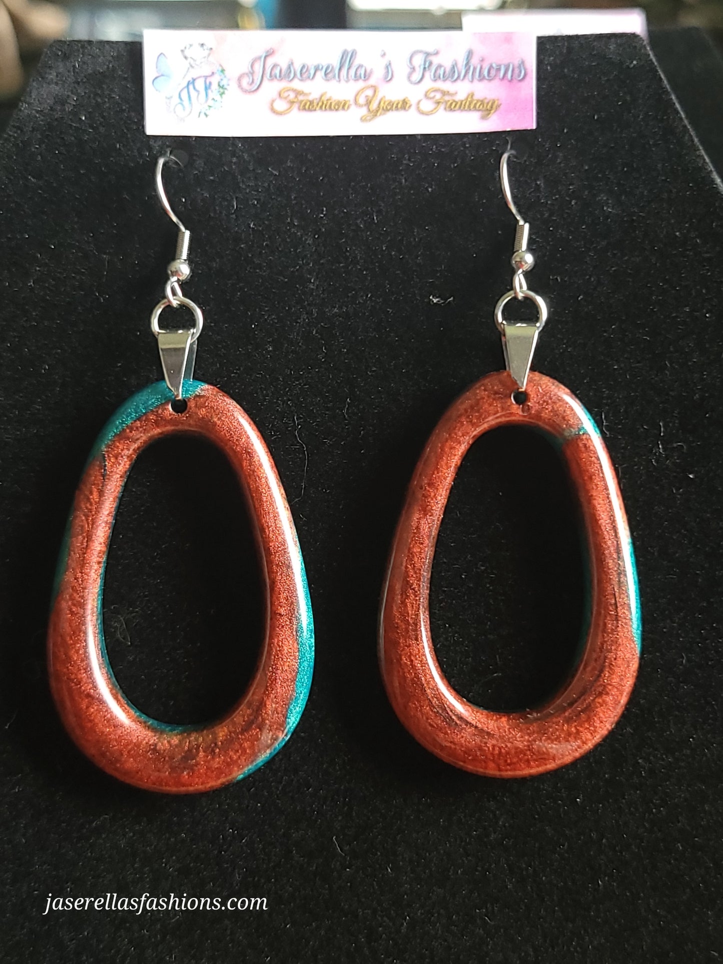 Round Drop Earrings