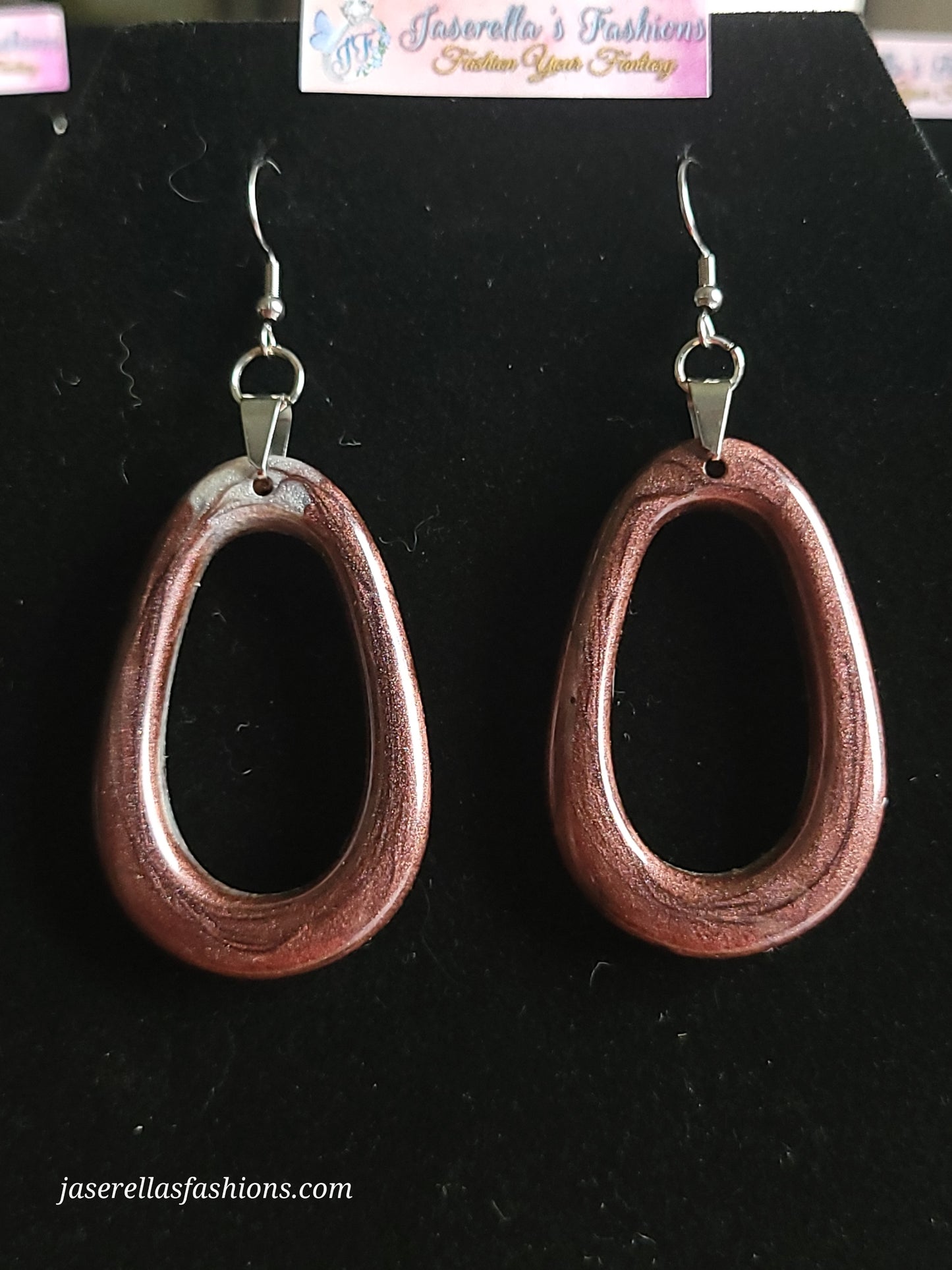 Round Drop Earrings