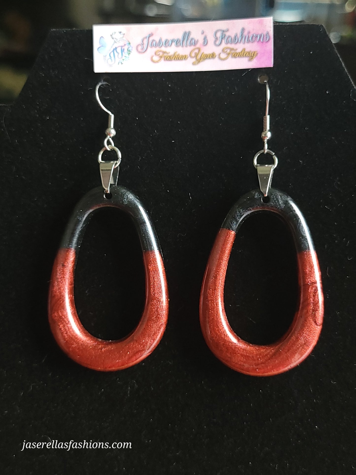 Round Drop Earrings