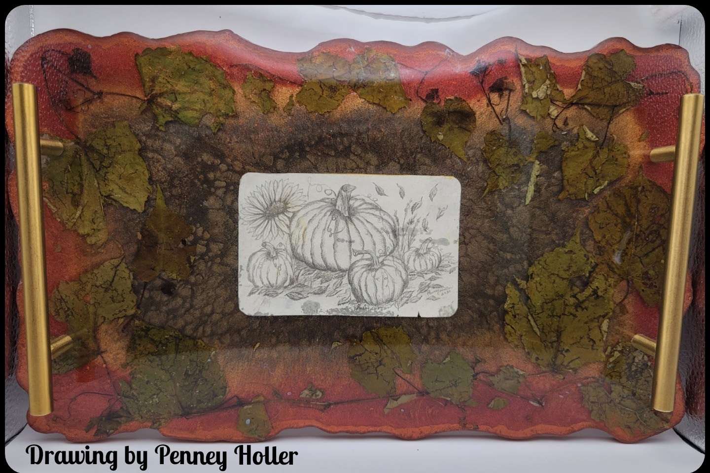 Pumpkin Serving Tray