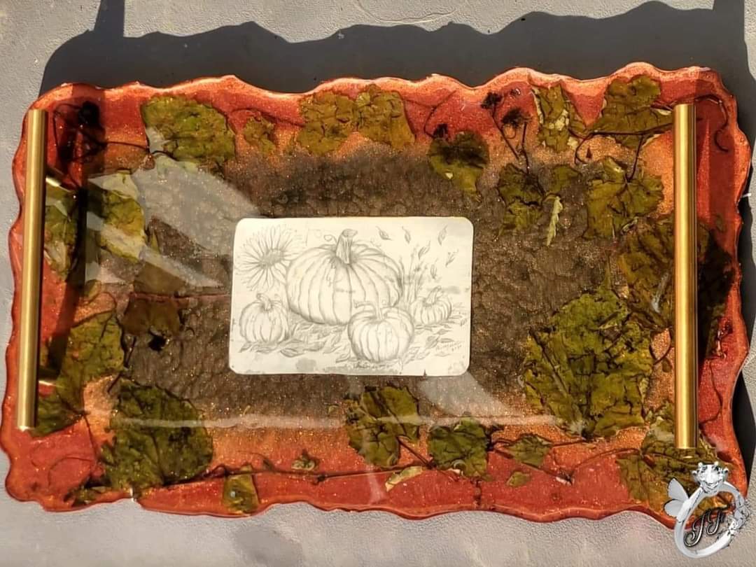 Pumpkin Serving Tray