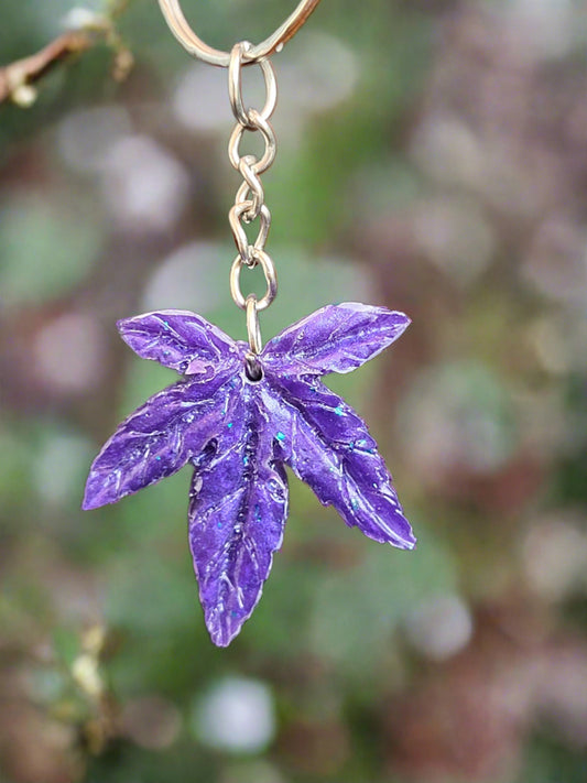 Japanese Maple Leaf Keychains