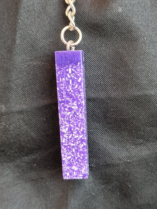 Rectangle Crystal Keychain