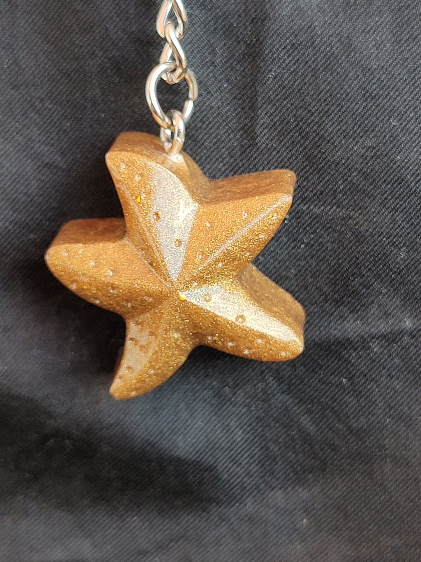 Large Starfish Keychain