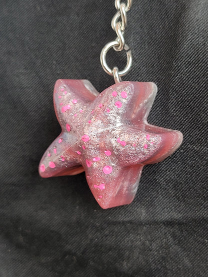 Large Starfish Keychain