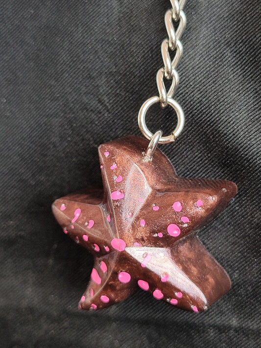 Large Starfish Keychain