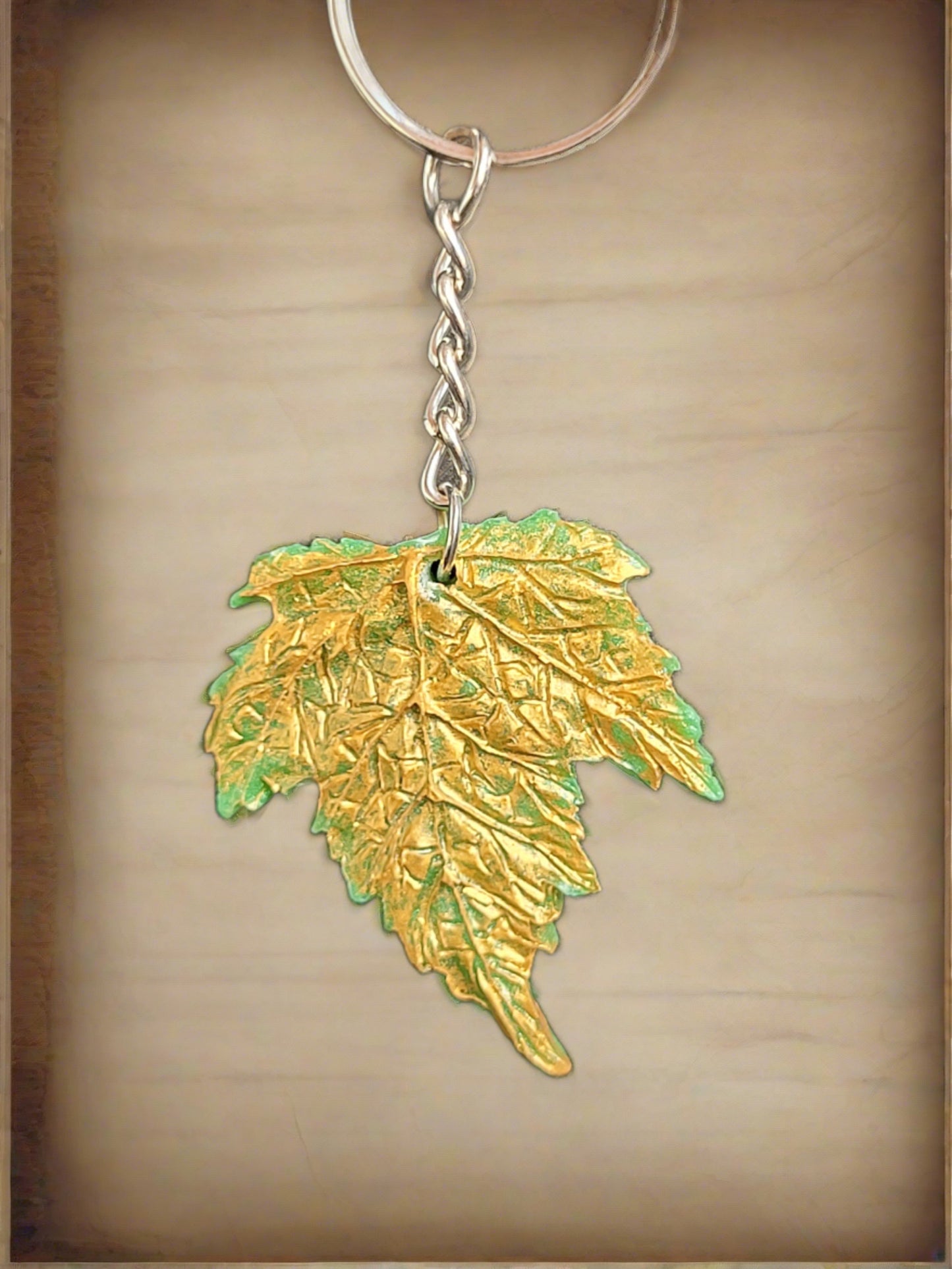 Tree Leaf Keychains