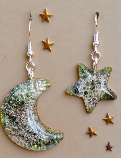 Star & Moon Earrings