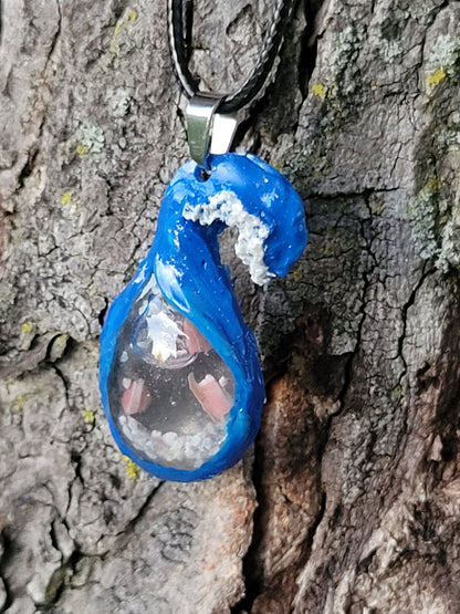 Ocean Snow Globe Necklaces