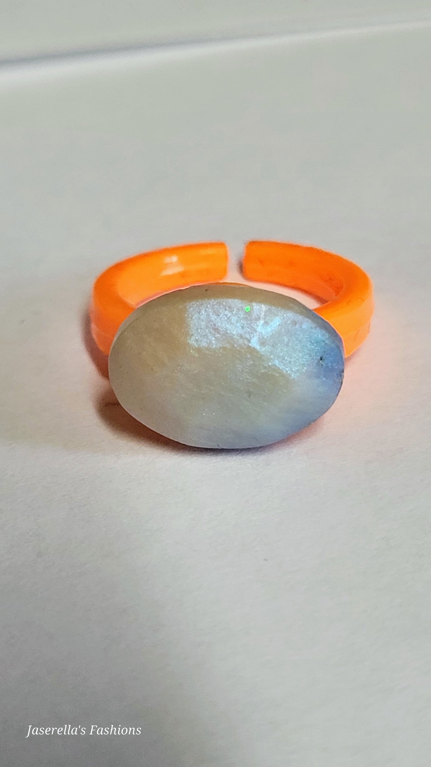 Kid's Plastic Resin Rings