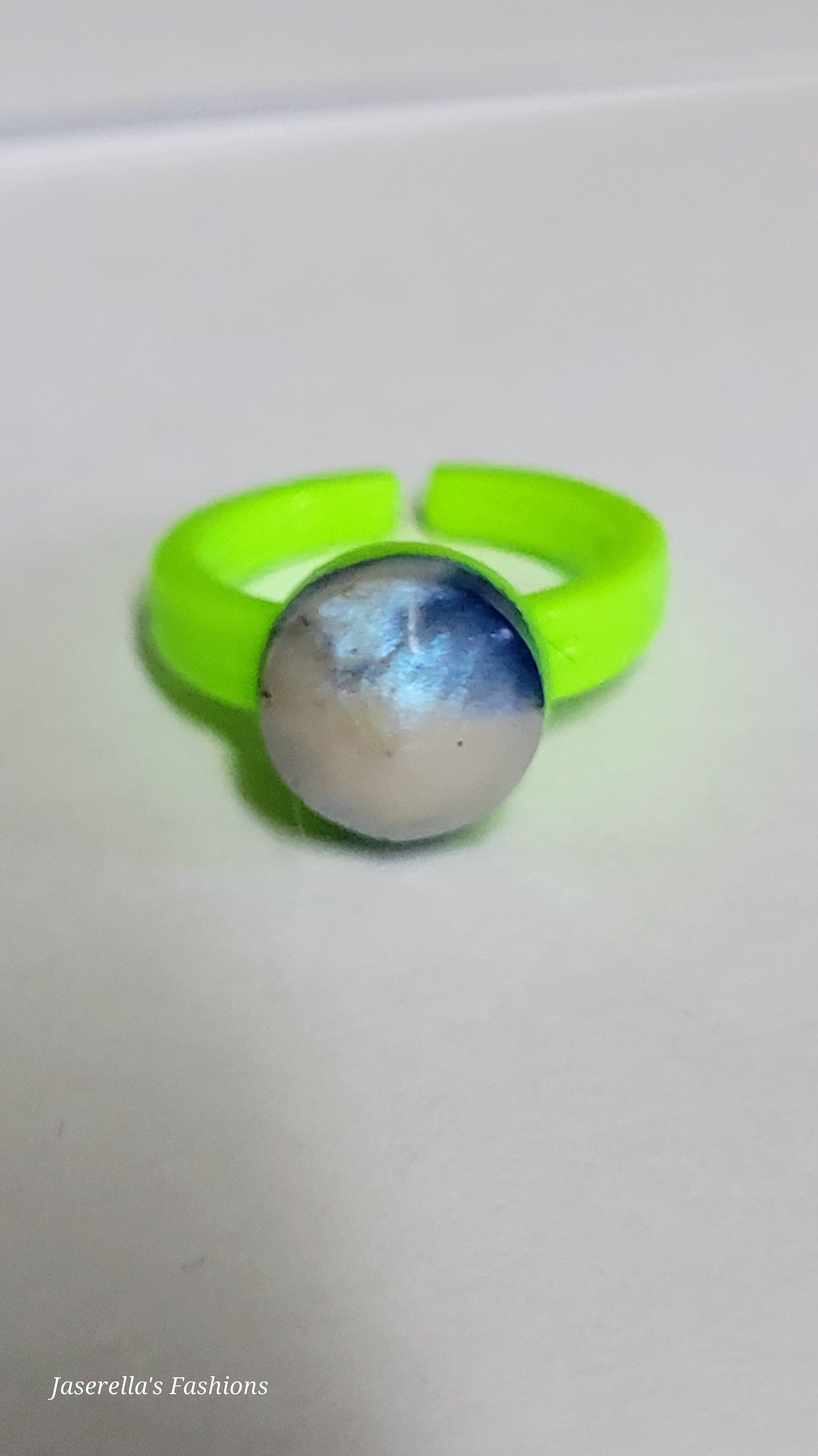 Kid's Plastic Resin Rings