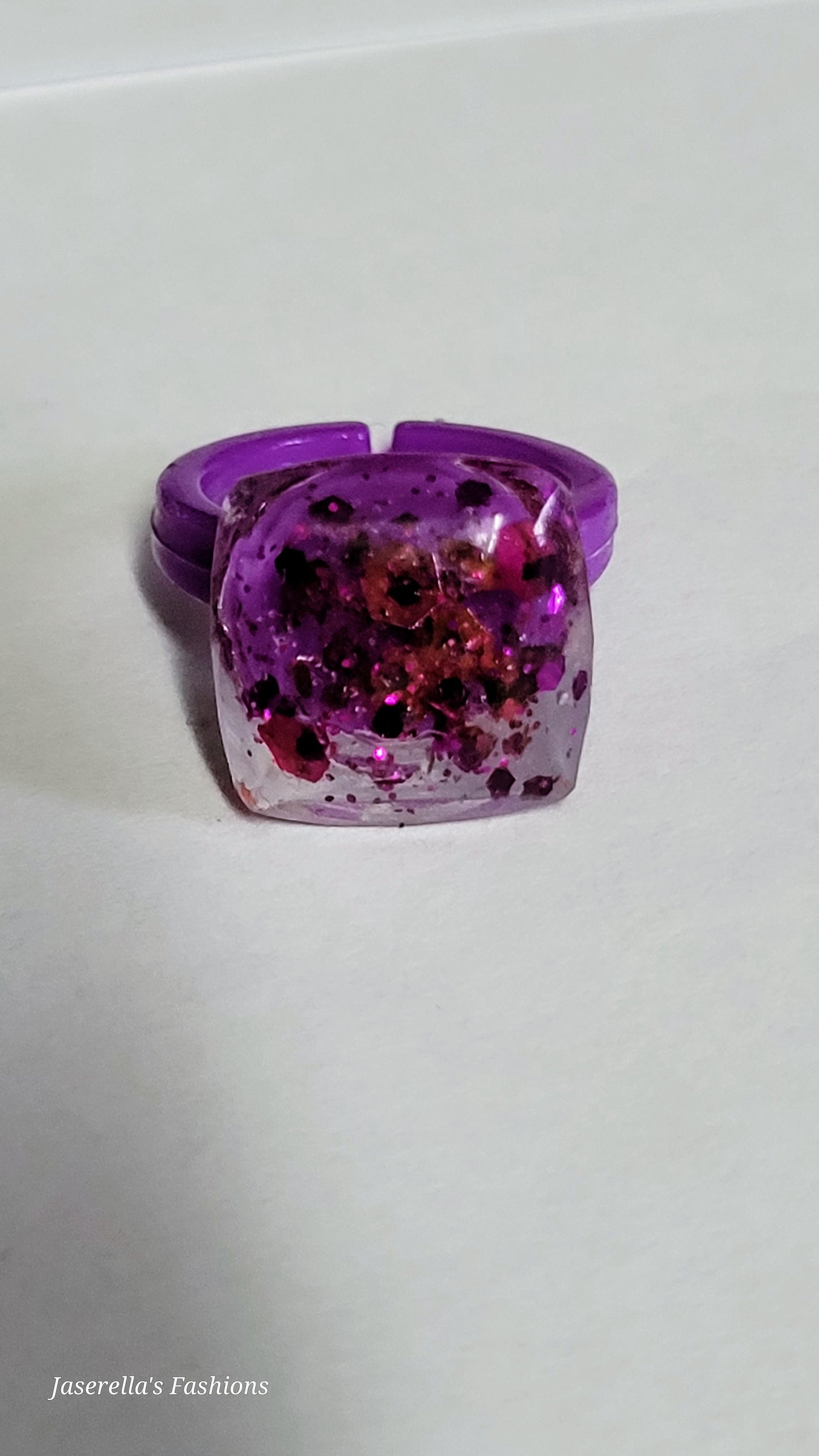 Kid's Plastic Resin Rings