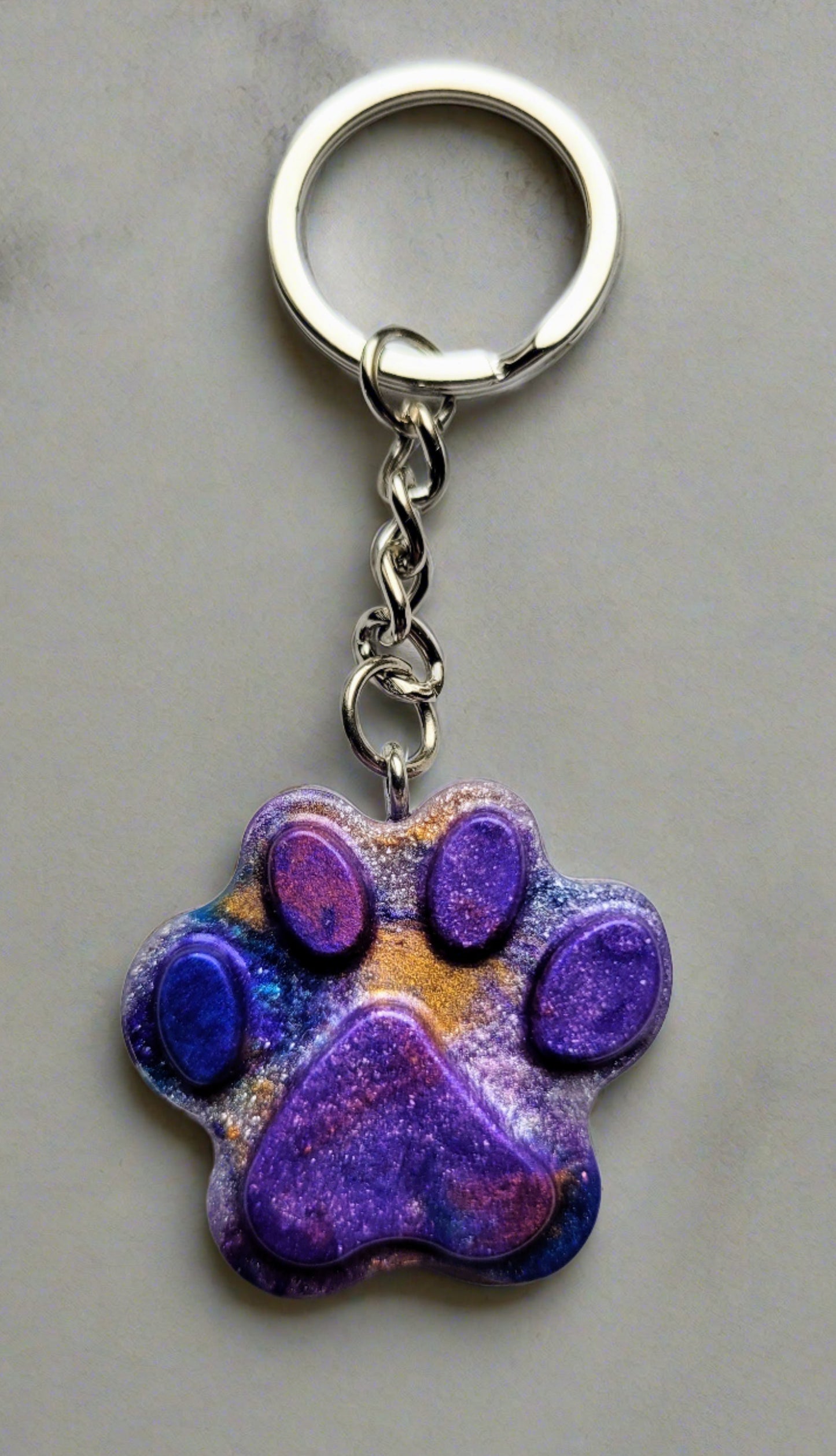 Paw Print Keychain