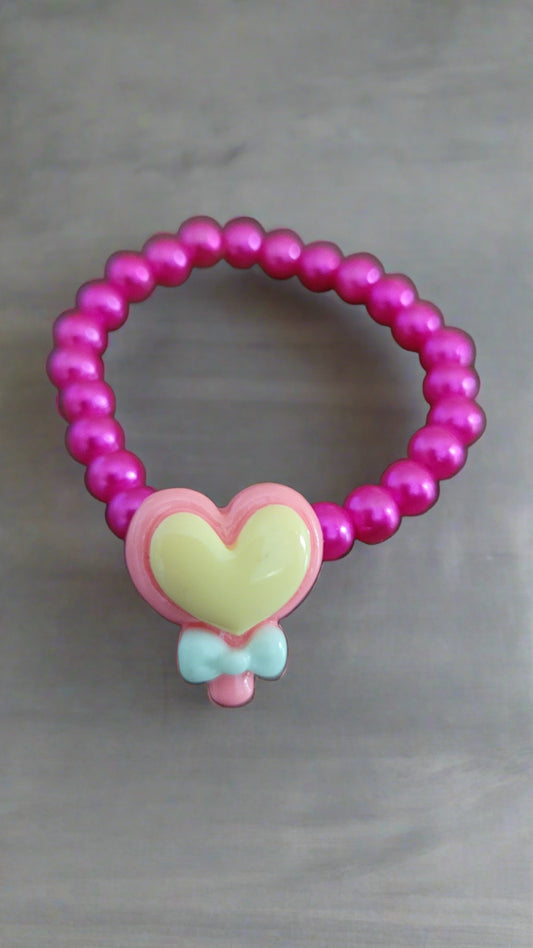 Kid's Plastic Bead Bracelets