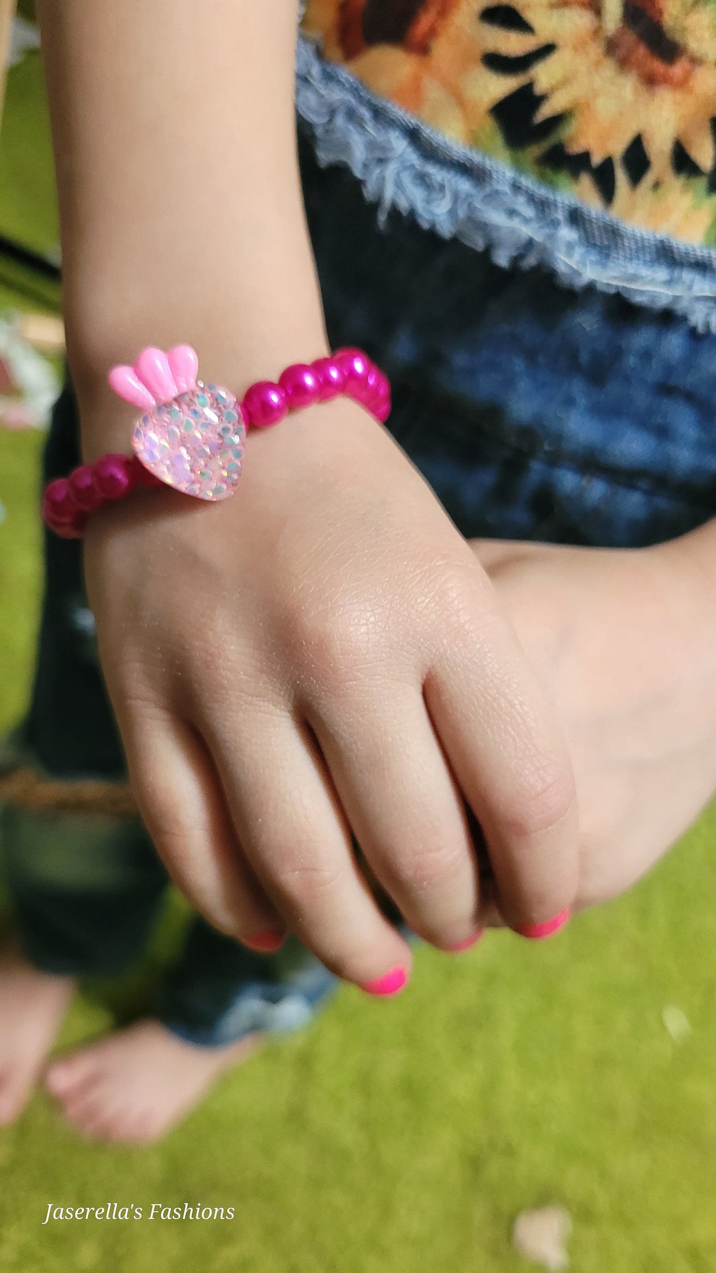 Kid's Plastic Bead Bracelets