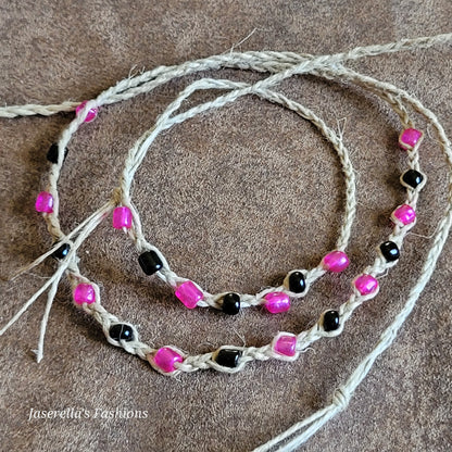 Hemp Necklace & Bracelet Sets