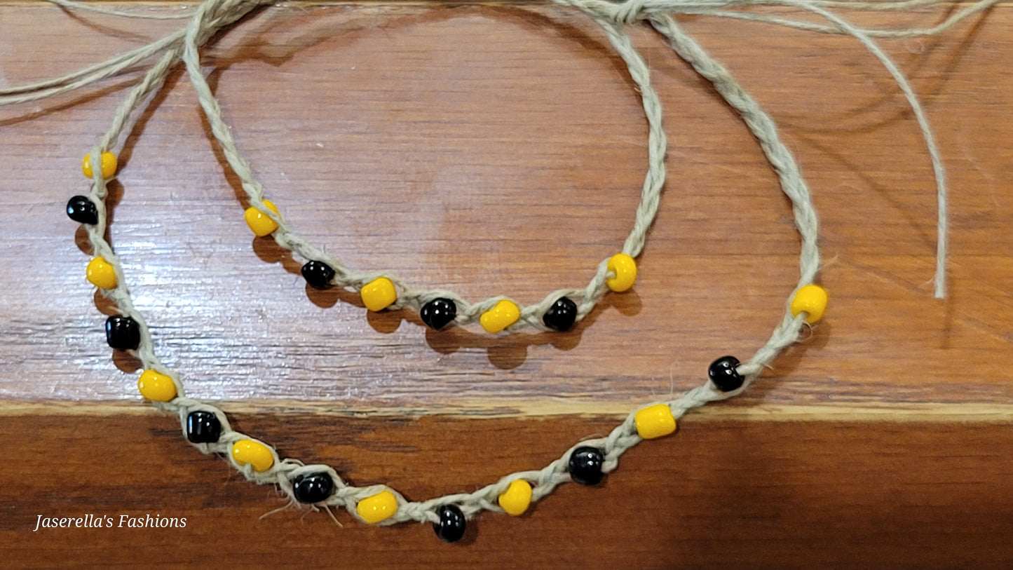 Hemp Necklace & Bracelet Sets