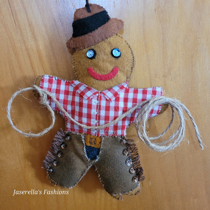 Felt Gingerbread Ornaments