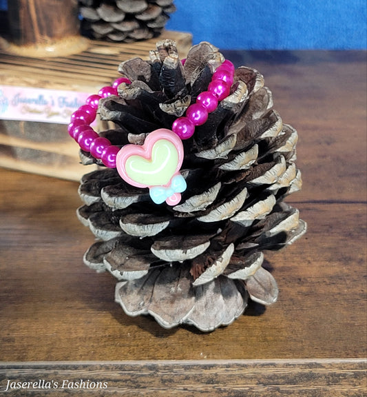 Kid's Plastic Bead Bracelets
