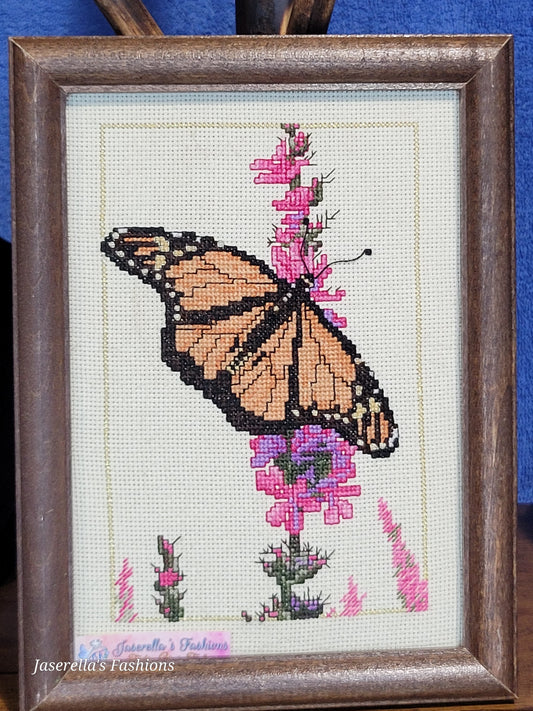 Counted Cross Stitch - Monarch Butterfly