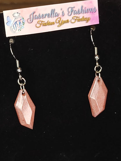 Small Wonky Crystal Earrings