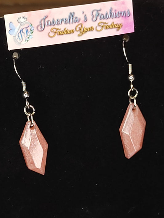 Small Wonky Crystal Earrings