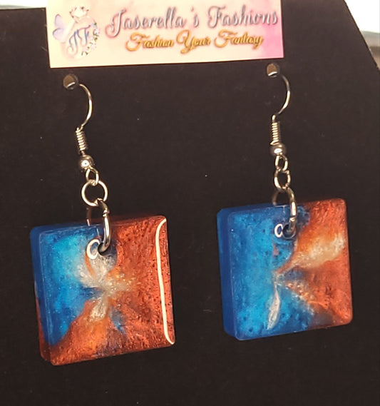 Small Square Earrings