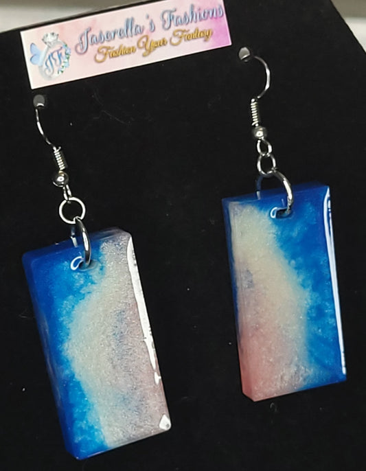 Long Rectangle Earrings