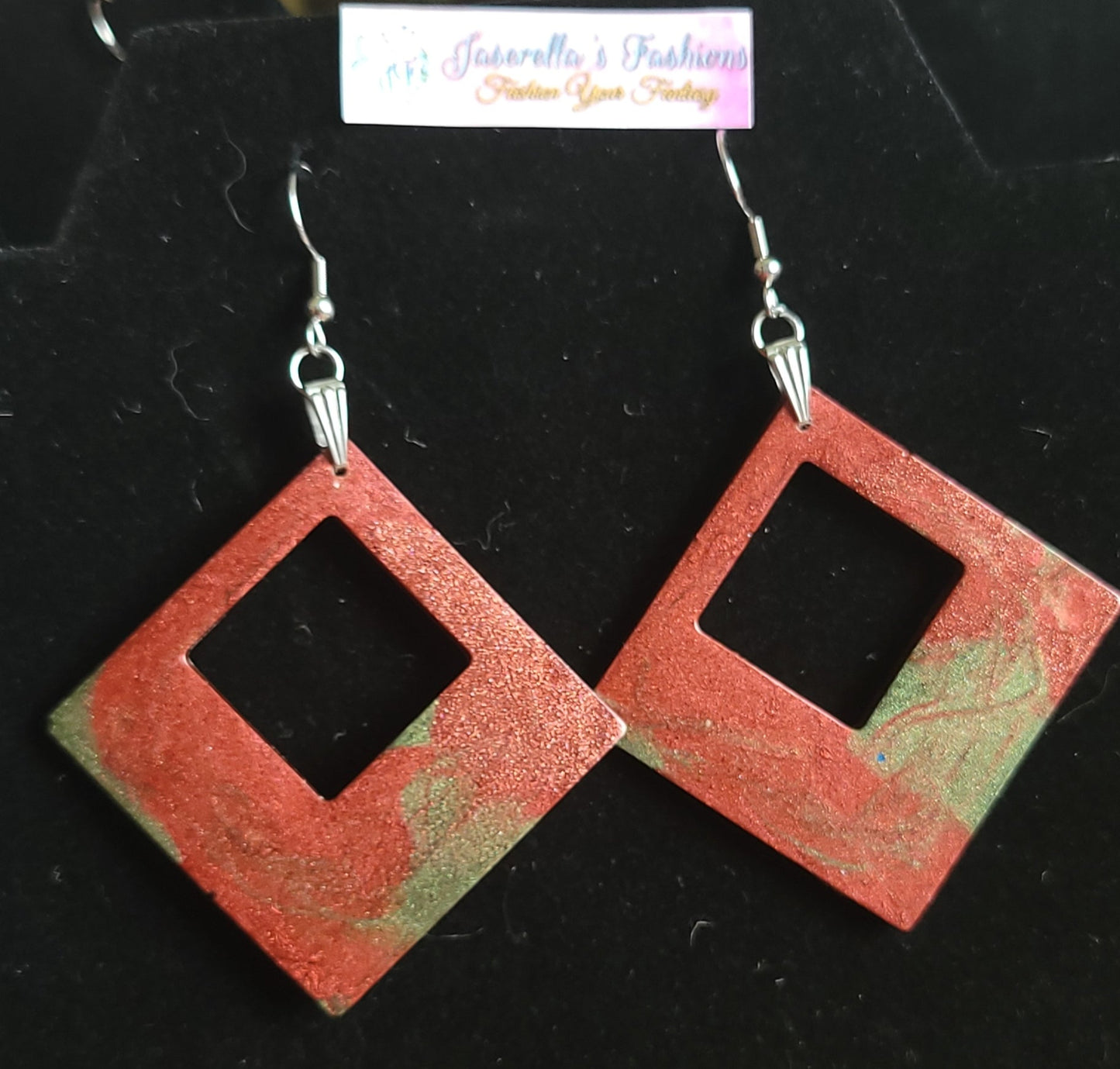 Thin Squared Earrings