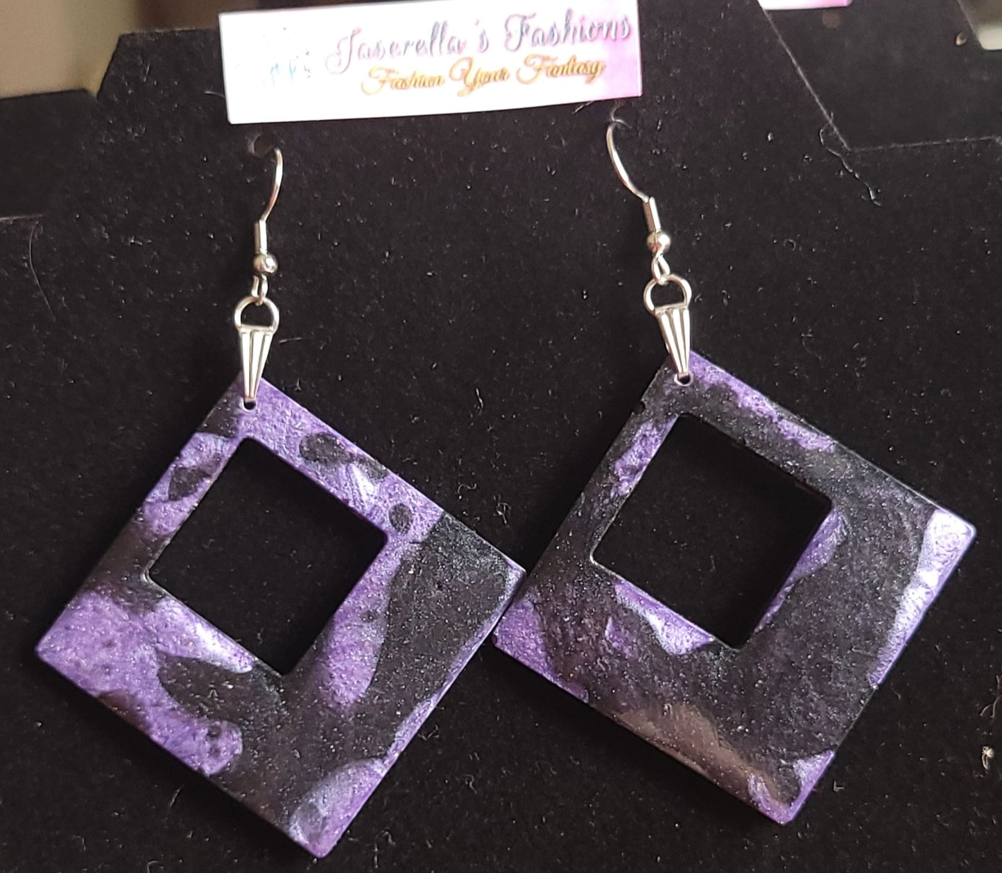 Thin Squared Earrings