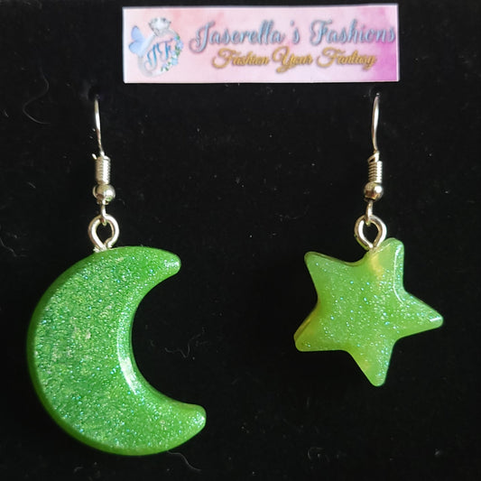 Star & Moon Earrings