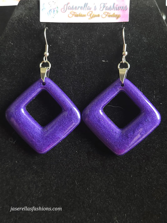 Rounded Diamond Earrings