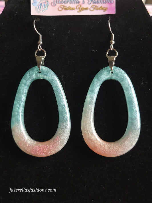Round Drop Earrings