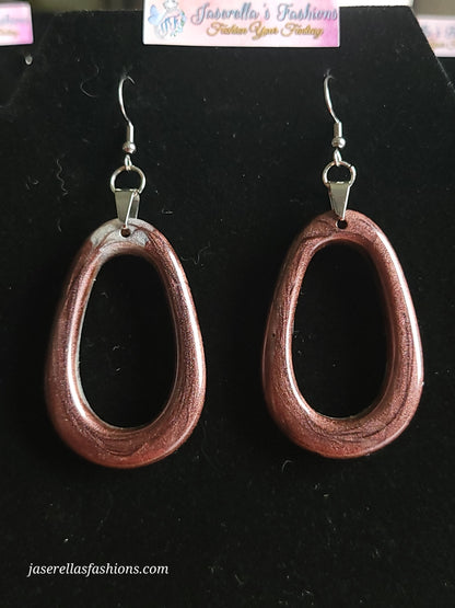 Round Drop Earrings