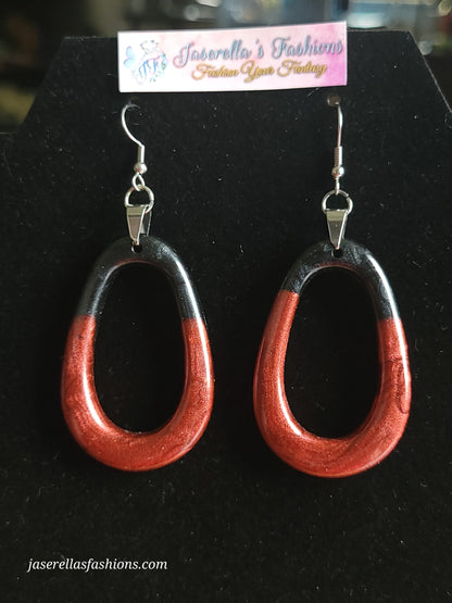 Round Drop Earrings