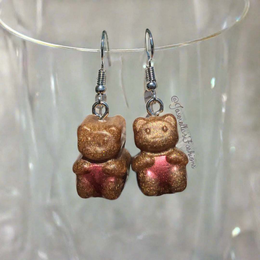 Teddy Bear Earrings