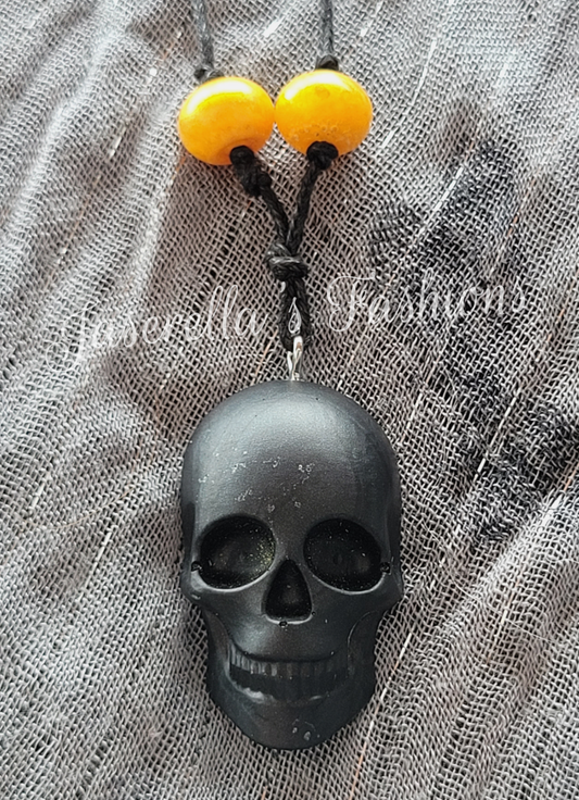 Large Skull Necklace - Adjustable