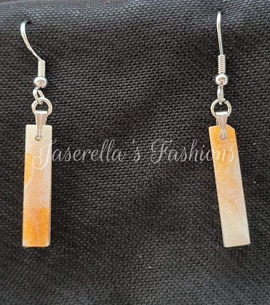 Long Rectangle Earrings