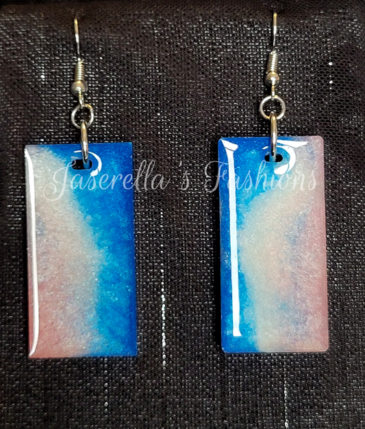 Long Rectangle Earrings