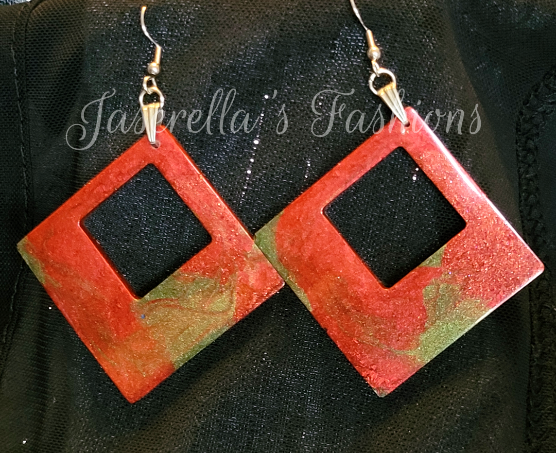 Thin Squared Earrings