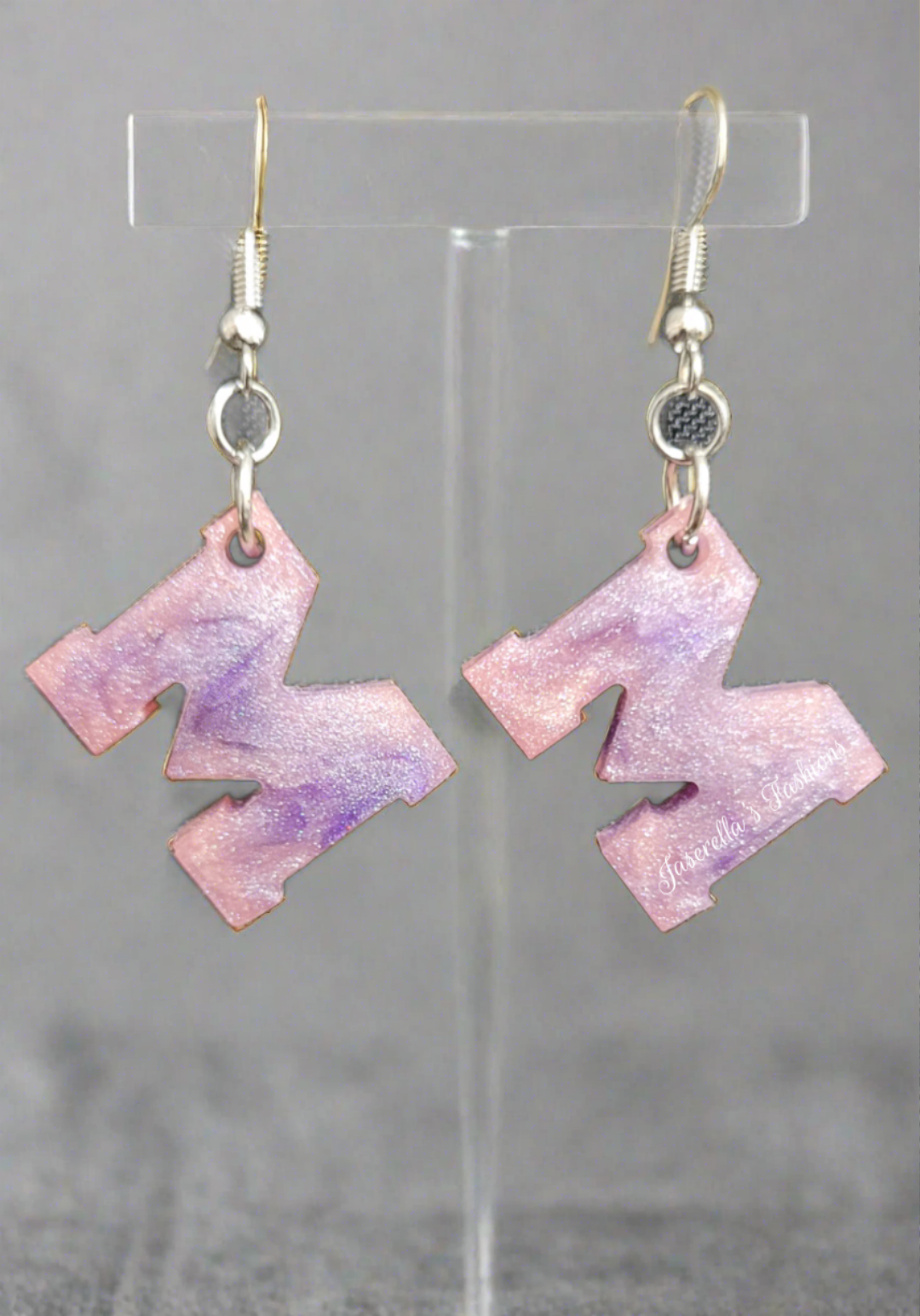 "M" Earrings