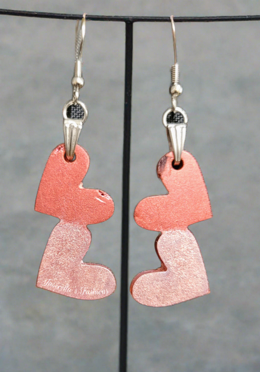 Double Heart Earrings