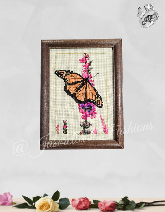 Counted Cross Stitch - Monarch Butterfly